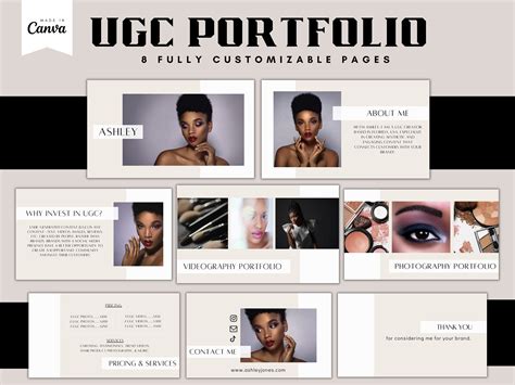 ugc portfolio ideas